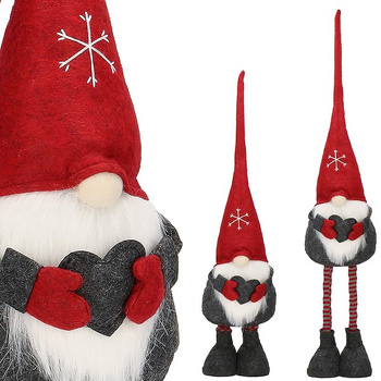 Lutin de Noël avec cœur 70-88 cm Noël Saint-Valentin