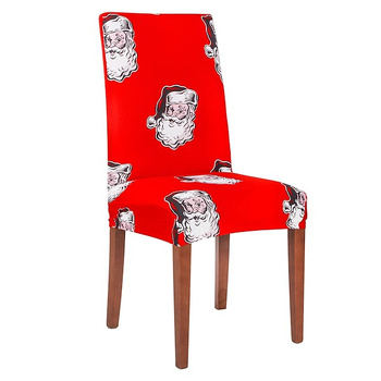 Stuhlhussen Stuhlüberzug 38 x 70 cm Weihnachtsmann Motiv