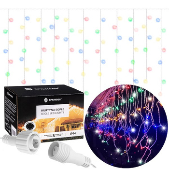 Guirlande lumineuse 500 LED 22,5 m multicolore avec flash