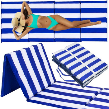 Strandmatte aus PU-Schaum faltbare dicke Matratze für Camping Picknick Strand 50 x 175 cm