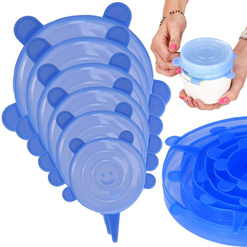 Silicone Stretch Lids 6 pièces couvercles universels