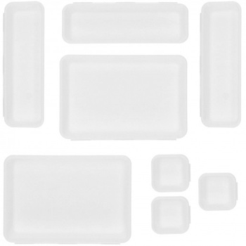 Organisateur de tiroirs multi-sets, insert de tiroir, blanc