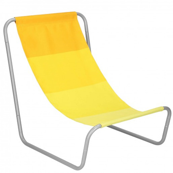Mini Strandstuhl mit Tragetasche, 50x60x52, gelb
