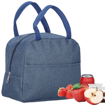 Sac isotherme Thermo-Lunchbag avec un compartiment Bleu foncé