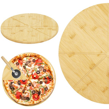 Pizza-Set Pizzateller Servierteller mit Pizzaschneider 33 cm