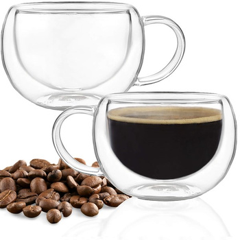 Thermoglasses Verre à espresso avec anse 300 ml 2 pièces