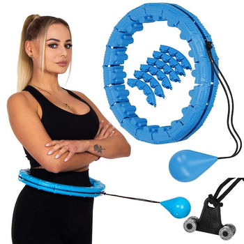 Hula-Hoop mit Gewicht Fitnessreifen mit Noppen