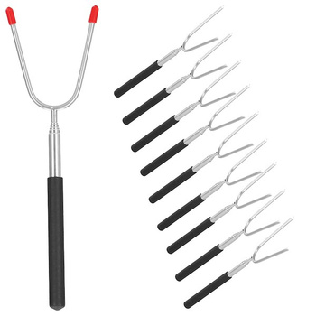 Ensemble de fourchettes de barbecue télescopiques BBQ Fork 10 pièces