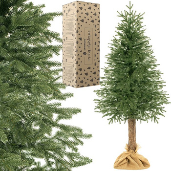 Künstlicher Weihnachtsbaum mit Naturstamm Fichte 180 cm