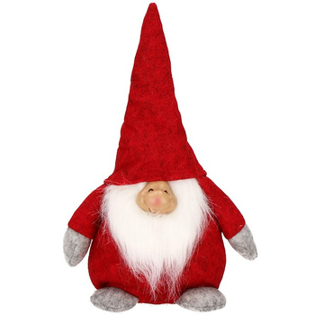 Lutin de Noël figurine décorative pour Noël Rouge