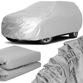 Housse de protection pour voiture 480 x 175 x 150 cm, garage pliable en PEVA avec bande élastique