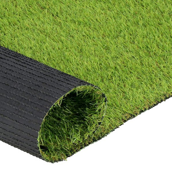 Kunstrasen 1 x 1 m Tapis d'herbe synthétique pour balcon terrasse jardin Hauteur de poil 17-18 mm