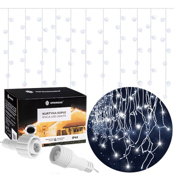 Chaîne lumineuse 500 LED 22,5 m Blanc froid Fonction Flash