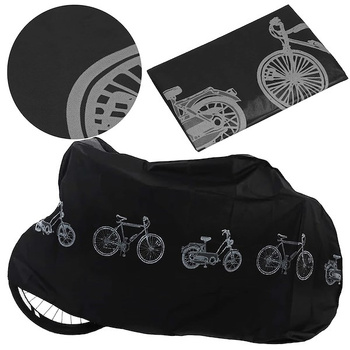 Housse de protection pour vélo et scooter 100 x 200 cm noir