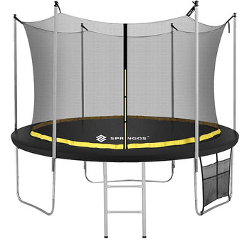 Trampoline de jardin avec filet intérieur 180 cm 6 poteaux Ensemble complet avec tapis de saut