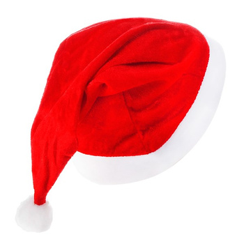 Bonnet de Noël, bonnet classique en rouge