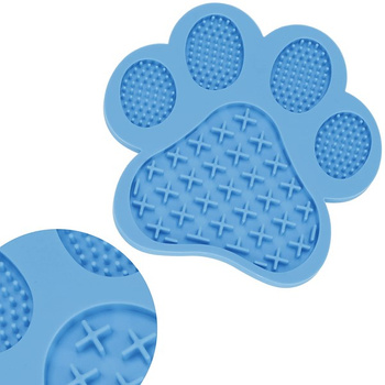 Tapis lécheur pour chiens Tapis à lécher pour nourriture Pad à lécher bleu