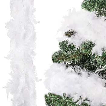 Guirlande de plumes, 400 cm de long, pour mariage, baby shower, fête, Nouvel An