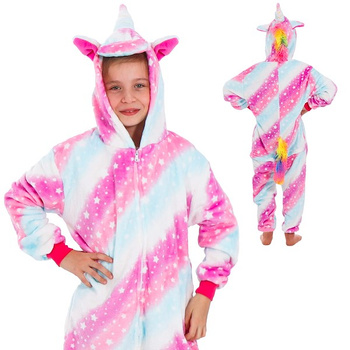 Pyjama, Overall, Einhorn-Kostüm, 130-140 cm, Kinderanzug