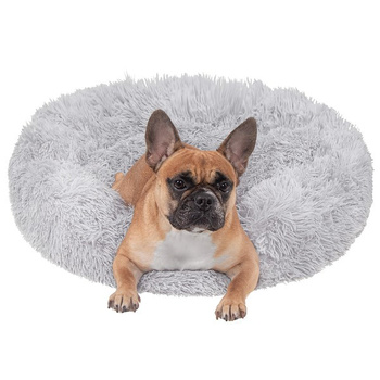 Hundebett Liegeplatz Durchmesser 100 cm Grau