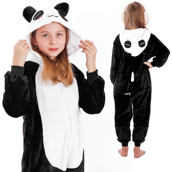 Schlafanzug, Panda-Kostüm, Größe 110-120 cm
