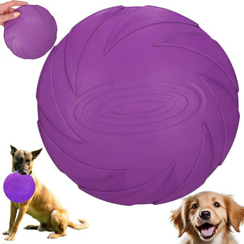 Hundespielzeug Hundefrisbee 18 cm Violett