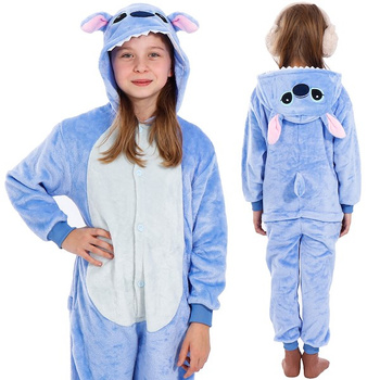 Pyjama Einteiler Party Jumpsuit Kostüm Kapuze Karneval Größe 130 - 140 cm