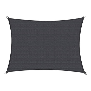 Voile d'ombrage 5 x 4 m incl. Ligne de fixation Anthracite foncé