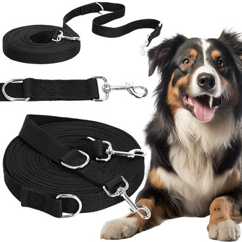 Laisse pour chien en nylon de 10 m pour grands et moyens chiens