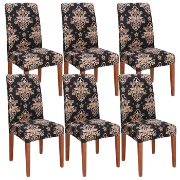 Elegante Stuhlbezüge für Esszimmer 6 Stück