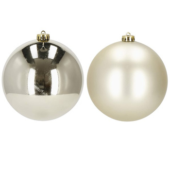 Boules de Noël Diamètre 15 cm 2 pièces Champagne