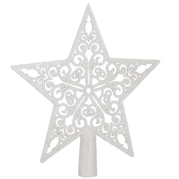 Weihnachtbaumspitze Stern Ornament 20,5 x 22 cm Christbaumschmuck