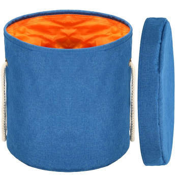 Sac de rangement pour jouets avec tapis et couvercle 27 litres