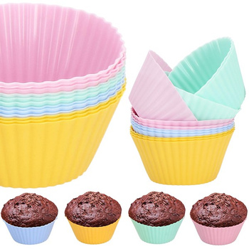 Muffinförmchen aus Silikon 12 Stück Cupcakeformen