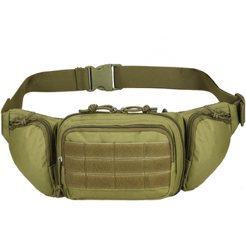 Sac banane 15 x 43 cm Vert olive Style décontracté