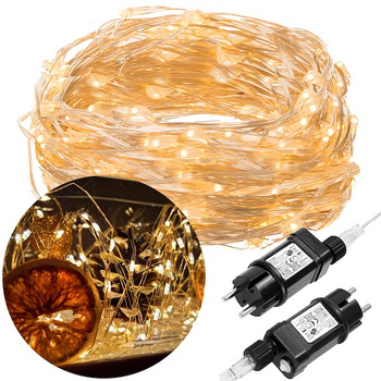 Lichterkette, 300 LEDs, 33 m, Warmweiß