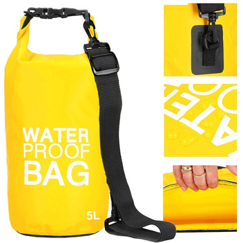 Sac étanche de 5 litres pour sac sec jaune