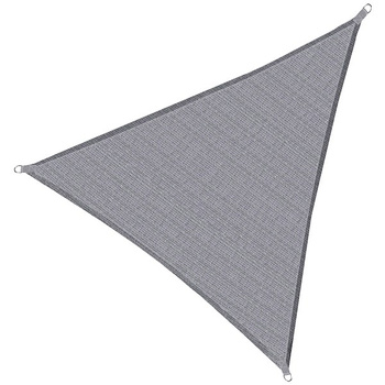 Voile d'ombrage triangle incluant corde de fixation 3 x 3 x 3 m