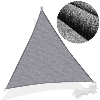 Voile d'ombrage triangle incl. Ligne de fixation 5 x 5 x 5 m