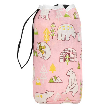 Sac à jouets avec tapis - Application d'ours polaire