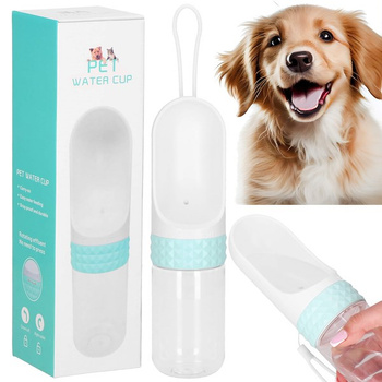 Bouteille d'eau pour chien avec bol d'eau, bouteille d'eau 350 ml