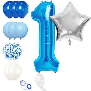 Luftballons Geburtstagsballons Zahl 1 Kinderparty