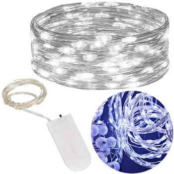 Guirlande lumineuse LED 1,33 m Blanc froid