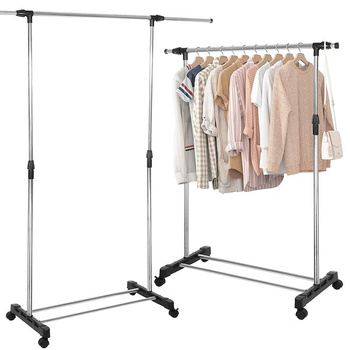 Portant à vêtements avec barre simple Portemanteau 94 - 160cm cm